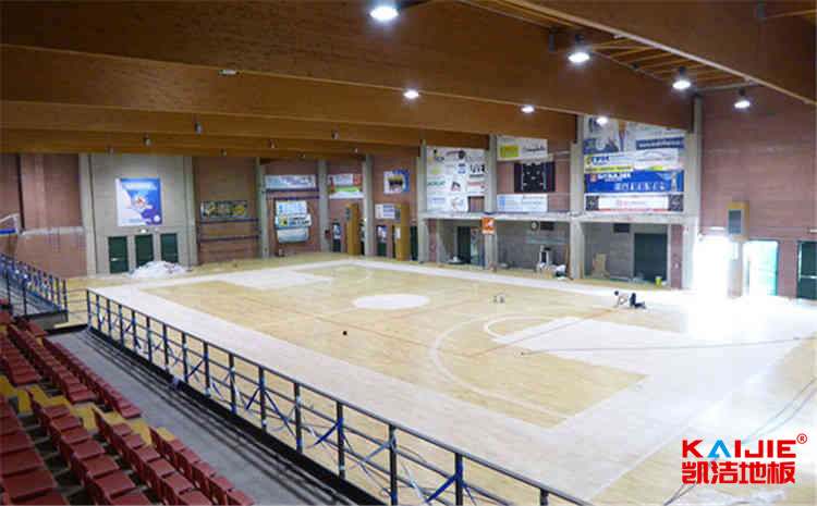 學校木地板籃球場施工技術方案